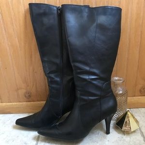 Tall black boots